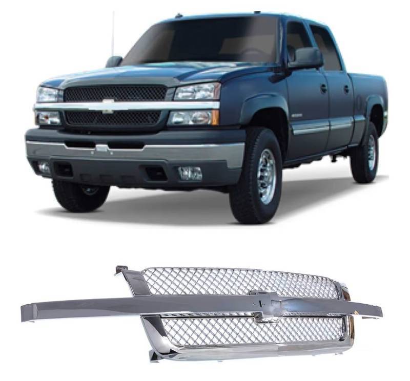lot 23 image: Chevrolet Silverado Chrome Mesh Grille 2003-2007 - Retail $200