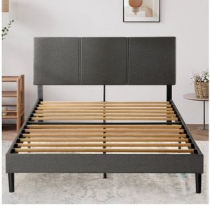 lot 99 image: ZINUS Platform Bed Frame with Split HeadboardItem B600010975 - Retail $239