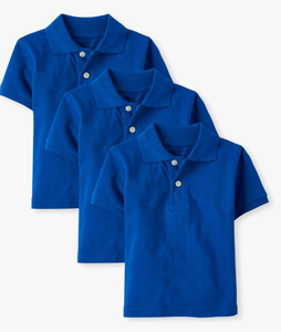 lot 26 image: 1 Units The Childrens Place Boys Blue Polo Shirt Size 12-18 months, suitable for 26-28 lbs12-13 kg.