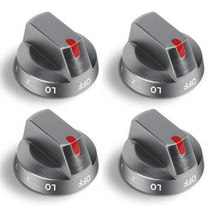 lot 1009 image: DG94-03500AZ (4PCS Black) Stove Range Knob Compatible with Samsung, DG94-03500Y DG94-03500Z Replacement Knobs for NE63T8111SGAA NE63T8311SGAA