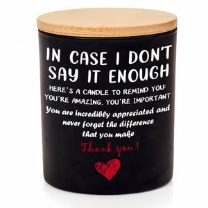 lot 1013 image: Thank You Gifts for Women-10 Oz Vanilla Lavender Candle-Inspirational Galentines Valentines Day Gift for Coworkers Boss Teachers Nurses Friends