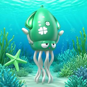 lot 1025 image: SWTOIPIG Electric Dancing Octopus Toy with Led Light and Music, Kids Electric Crawling Octopus Tummy Time Toys, Rechargeable Interactive Sensory Toys, for Christmas Birthday Gift (Yellow)
