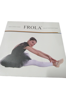 lot 1056 image: Frola Ballet Footless Dance Tights - Retail $12