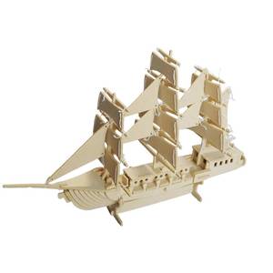 lot 2739 image: Feltor 3D Puzzles for Kids, Felt Sailboat 3D Puzzle, DIY Model kit, Felt Handmade Ornaments, Sailboat 3D Puzzle - Retail $11