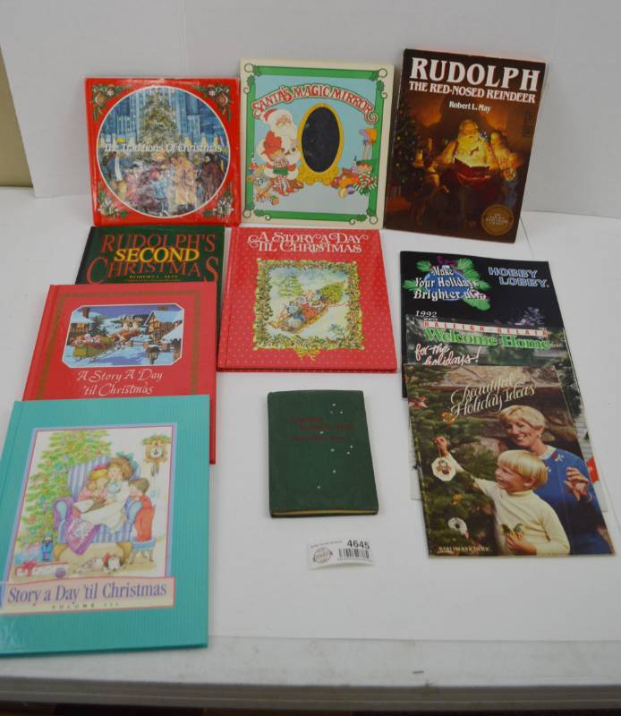 lot 4645 image: Christmas Book and Magazine Lot (Including A Present For Santa Claus Copyright 1930)
