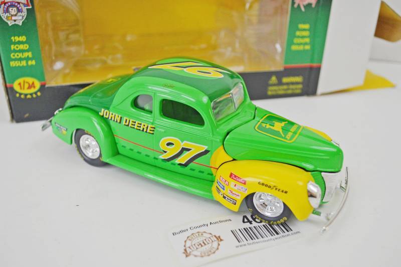 lot 4680 image: John Deere 1944 Ford Coupe Diecast Issue #4 124 Scale