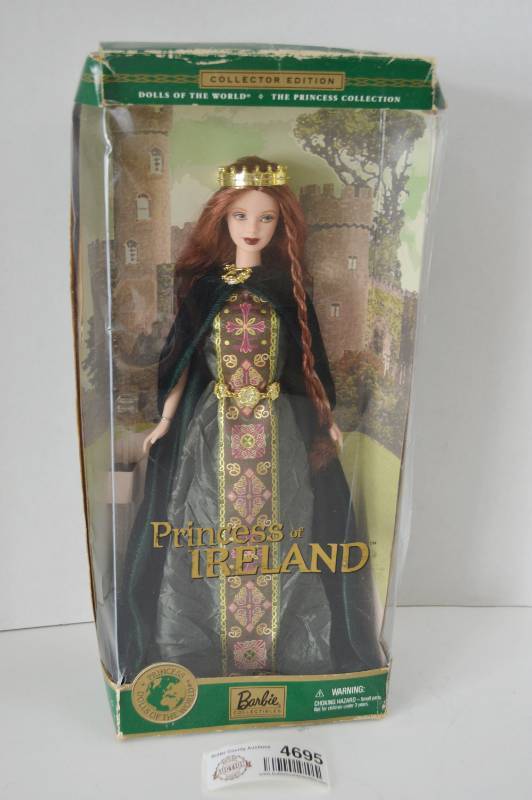 lot 4695 image: Princess of Ireland Barbie