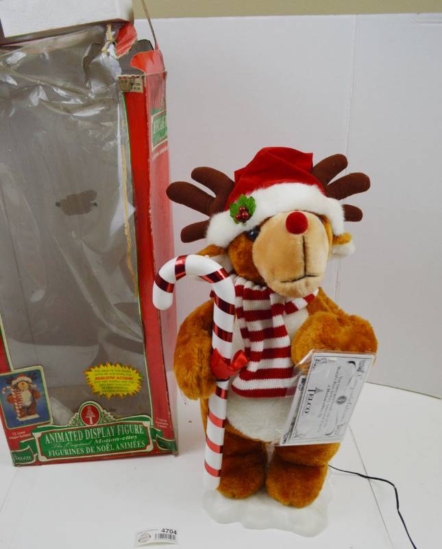 lot 4704 image: Telco Animated Christmas Reindeer. Arms and Head Move. 22 (Works)