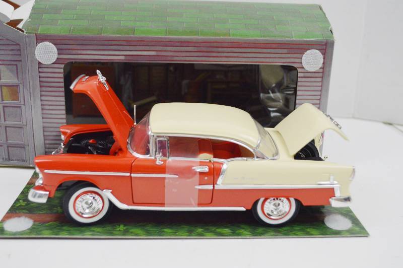 lot 4706 image: Wix 1976 Chevy Bel Air Die Cast Car (Doors, Hood and Trunk Open, Doors Taped Shut)