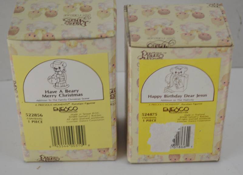 lot 4761 image: Precious Moments Lot of 2 (Box Opened Only To Confirm Item Was There, Appears New)
