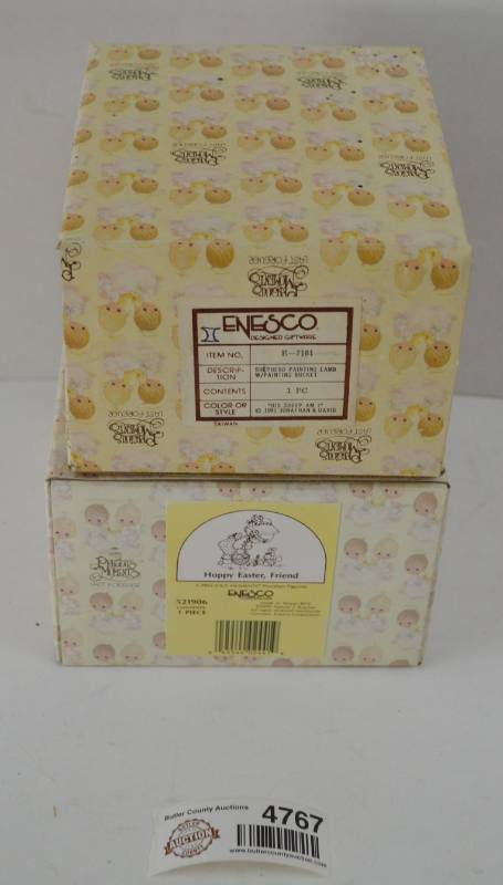 lot 4767 image: Precious Moments Lot of 2 (Box Opened Only To Confirm Item Was There, Appears New)