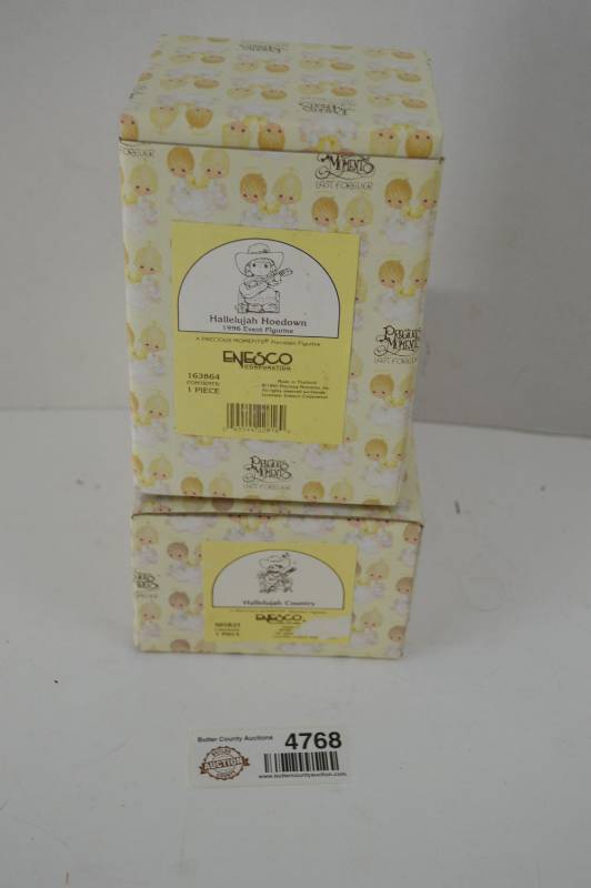 lot 4768 image: Precious Moments Lot of 2 (Box Opened Only To Confirm Item Was There, Appears New)