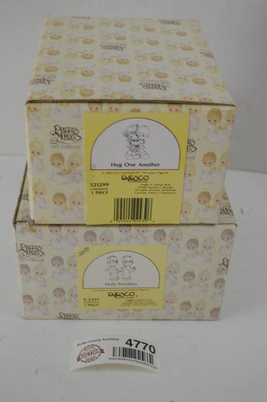 lot 4770 image: Precious Moments Lot of 2 (Box Opened Only To Confirm Item Was There, Appears New)