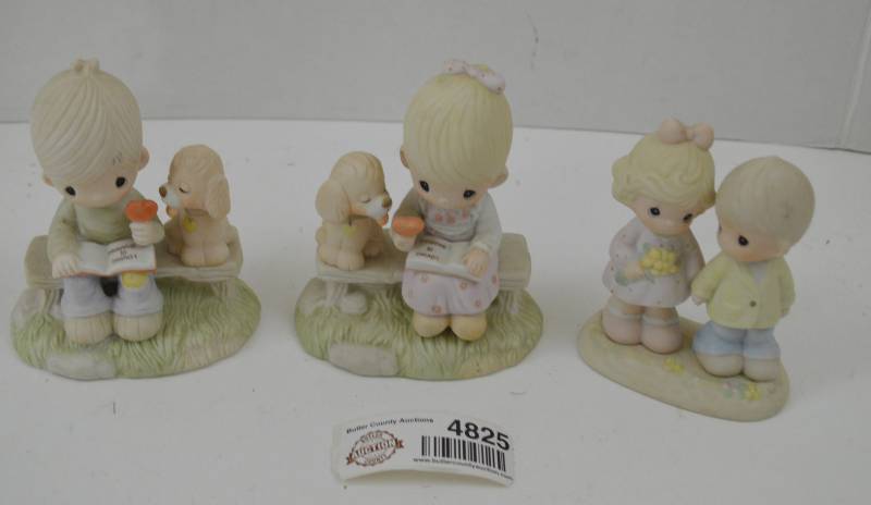 lot 4825 image: Precious Moments Lot of 3(No Boxes)