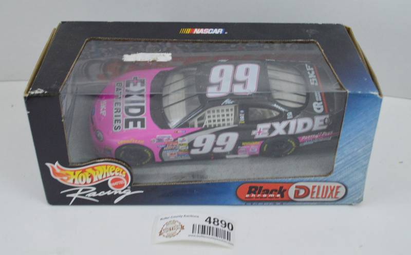 lot 4890 image: Hot Wheels NASCAR Exide Batteries Die Cast Car