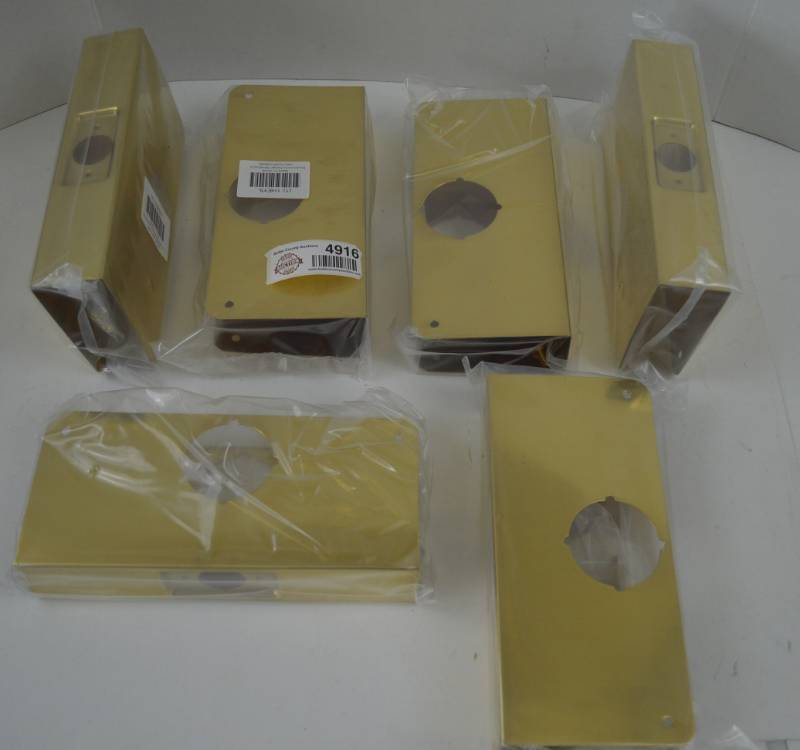 lot 4916 image: 6 New Gold Door Protectors