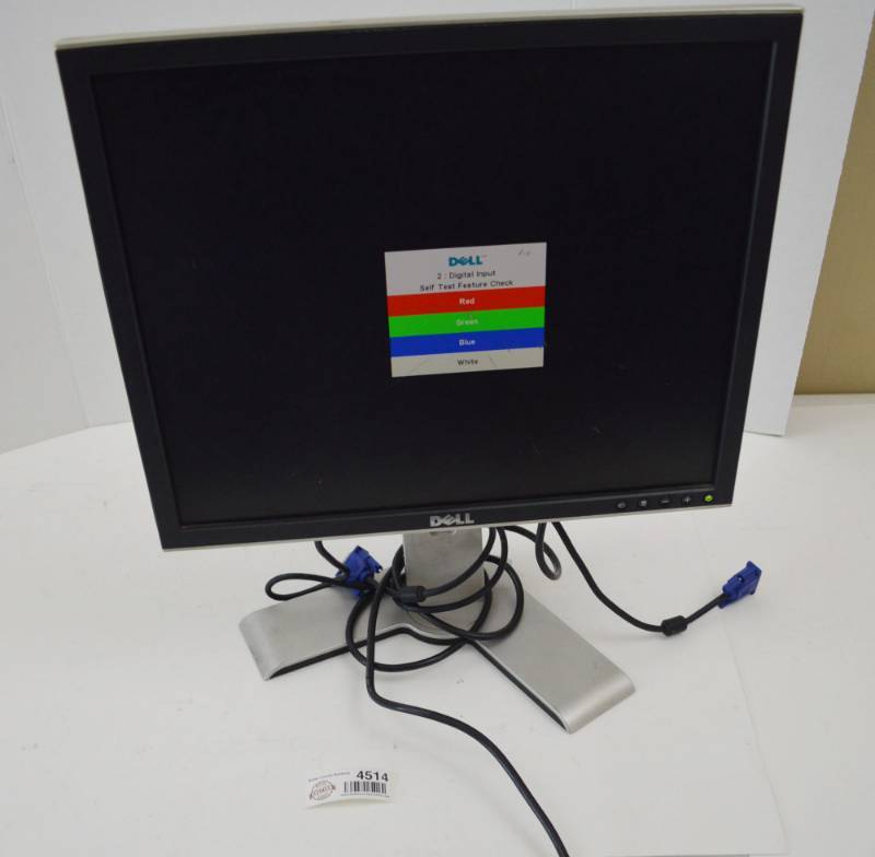 lot 4936 image: Dell Computer Monitor (Plugged in and Turned On)