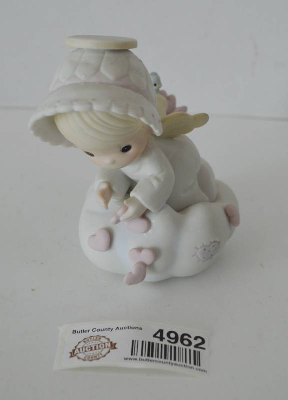 lot 4962 image: Precious Moments Sending You My Love Figurine. No Box