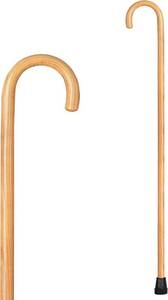 lot 121258 image: Carex Wooden Walking Cane, Round Handle Wood Cane with Natural Ash Finish and Rubber Tip, Traditional Style Walking Stick for Men and Women, 36 Inch Height, 78 Inch Diameter Natural Ash Finish