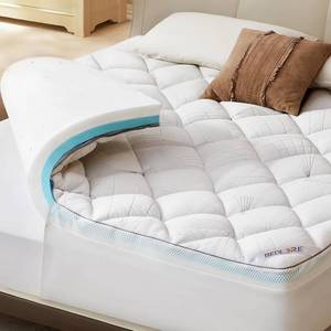 lot 121285 image: Retails for $104 Bedlore 4-Inch Full Mattress Topper for Back Pain - Dual Layer Medium Support (2 Gel Memory Foam  2 Cooling Fluffy Pillow Top Pad), Breathable & Pressure Relief (White)