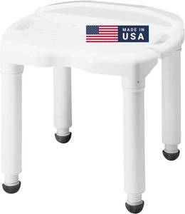 lot 321154 image: Universal Bath Seat and Shower Chair, Heavy Duty Shower Bench for Bathtub, Safety Bath Seat Stool for Seniors and Disabled, Supports up to 400 lbs, Adjustable Height Shower Bench for Inside Tub