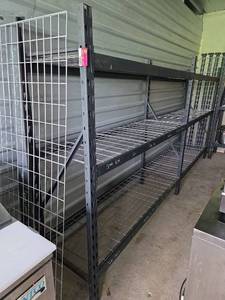 lot 17849 image: 6ft Industrial Metal Storage Rack System