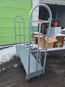 lot 17861 image: 6ft U-Boat Utility Cart with Diamond Plate Platform
