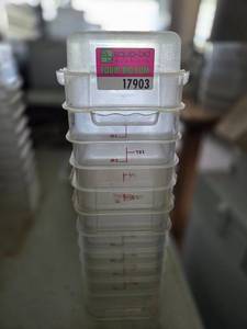lot 17903 image: Bulk Lot of Commercial Food Storage Containers with Measurements