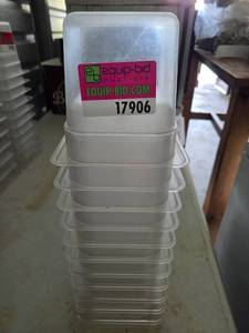 lot 17906 image: Bulk Lot of Commercial Food Storage Containers