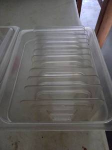lot 17908 image: Bulk Lot of Commercial Food Storage Container Lids