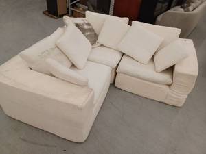 lot 33316 image: Incomplete Boneless Modular Sofa