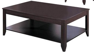 lot 33317 image: Stewart Occasional Table with Lower Shelf, Cappuccino