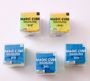 lot 41004 image: Jadore Magic Cube Puzzle 5-Pack