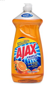 lot 41007 image: Ajax Triple Action Orange Dish Soap 28 fl oz