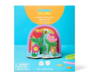 lot 41034 image: Floral Gem Art 3D Scene Craft Kit - Mondo Llama