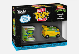 lot 41035 image: Funko Bitty Pop Rides Teenage Mutant Ninja Turtles - Leonardo and Turtle Van