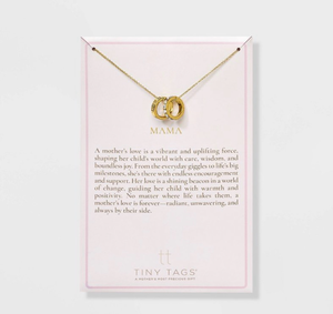 lot 41085 image: Mama Circle Pendant Necklace