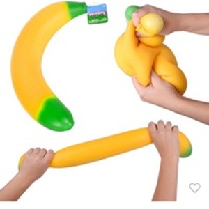 lot 41093 image: Sunny Days Squeezy Banana Stress Toy