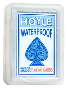 lot 41115 image: Hoyle Waterproof Clear Playing Cards, Pack of 2