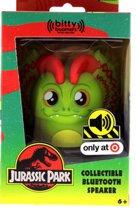 lot 41368 image: Jurassic Park Dilophosaurus Bluetooth Speaker by Bitty Boomers