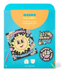 lot 41375 image: Mondo Llama Neon Velvet Poster Kit