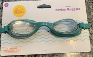lot 41396 image: Sun Squad Childrens Swimming Goggles - Teal
