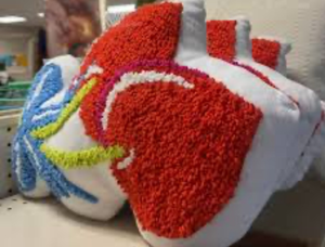 lot 41420 image: Decorative Chenille Butterfly Throw Pillows