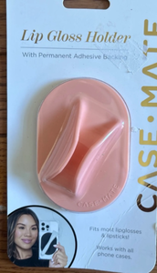 lot 41421 image: Case-Mate Pink Lip Gloss Phone Holder