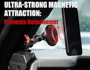 lot 41429 image: Ultra-Strong Magnetic Car Phone Mount
