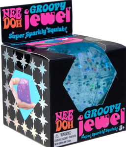 lot 41445 image: Toyrifix Nee Doh Groovy Jewel Sparkly Squish Toy