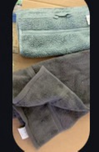 lot 41513 image: Threshold Bath Towel Set - Sage Green & Gray