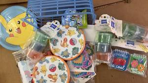 lot 41526 image: Pokemon and misc. Party Supply Set by Spritz