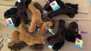 lot 41537 image: Afro Unicorn Plush Toy Collection