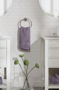 lot 41470 image: Threshold Spa Plush Hand Towel - Light Purple